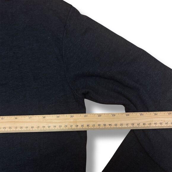 Marine Layer Henley Shirt M Gray Long Sleeve - Picture 6 of 7